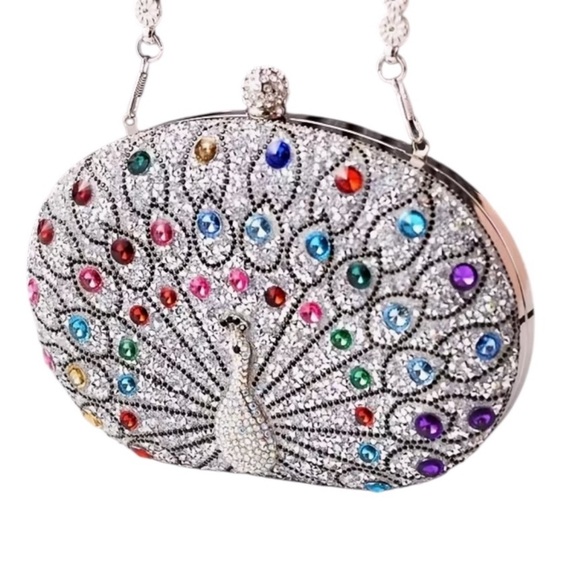 Elegant Silver Clutch Bag - Picture 2 of 2